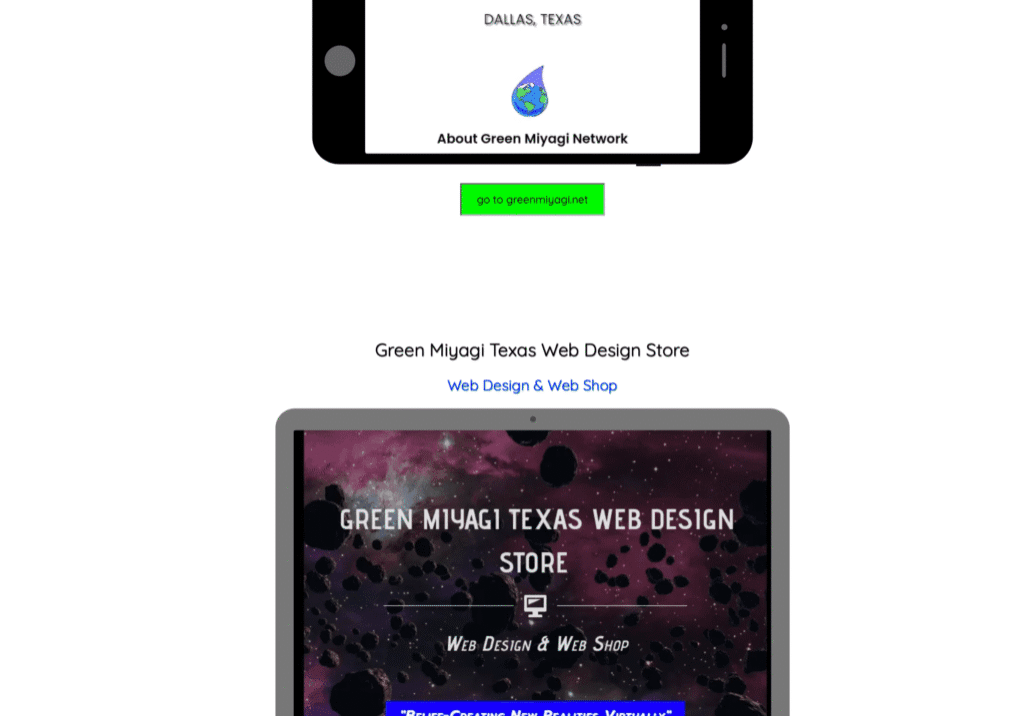 digital marketing with eco drop car wash web